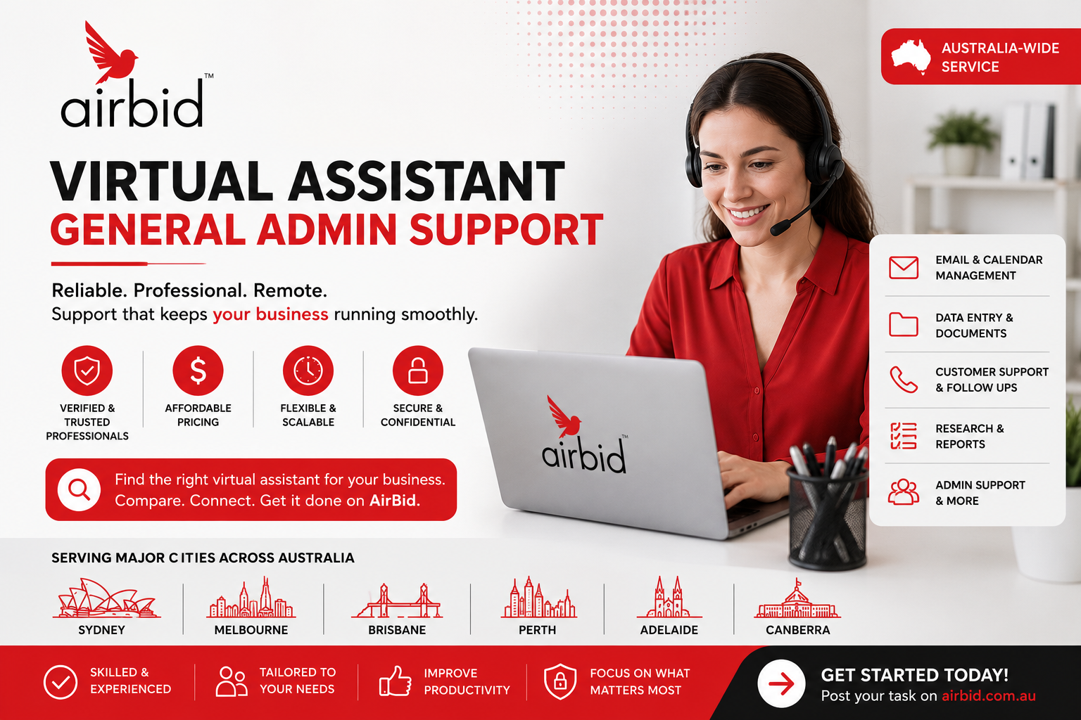 Virtual Assistant (General Admin Support)
